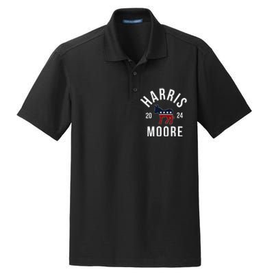 Harris Moore 2024 Vote Kamala Harris Wes Moore 24 Rally Dry Zone Grid Polo