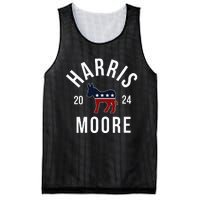 Harris Moore 2024 Vote Kamala Harris Wes Moore 24 Rally Mesh Reversible Basketball Jersey Tank