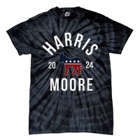 Harris Moore 2024 Vote Kamala Harris Wes Moore 24 Rally Tie-Dye T-Shirt