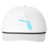 Hurricane Milton 2024 Pray For Florida Snapback Five-Panel Rope Hat