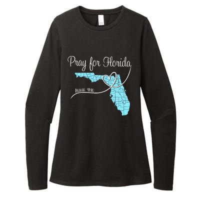 Hurricane Milton 2024 Pray For Florida Womens CVC Long Sleeve Shirt