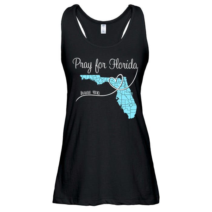 Hurricane Milton 2024 Pray For Florida Ladies Essential Flowy Tank