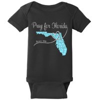 Hurricane Milton 2024 Pray For Florida Baby Bodysuit