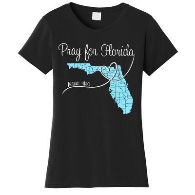 Hurricane Milton 2024 Pray For Florida Women's T-Shirt