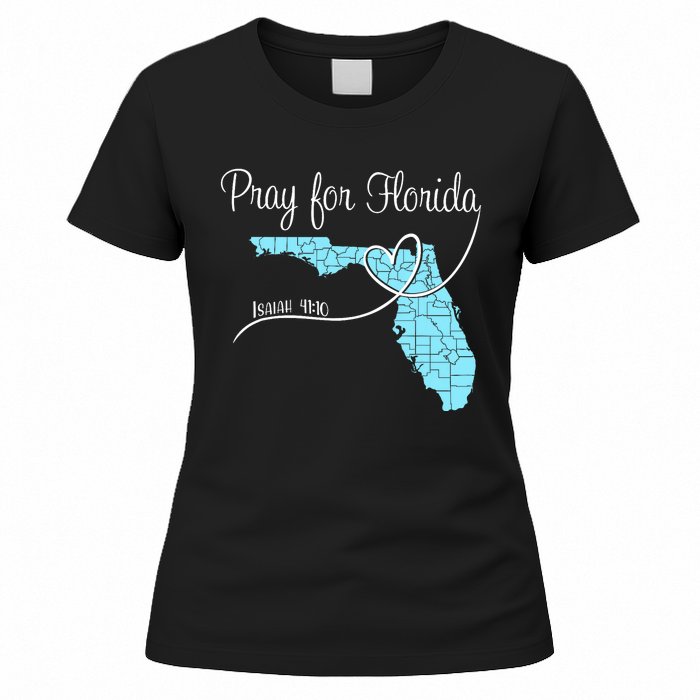 Hurricane Milton 2024 Pray For Florida Women's T-Shirt