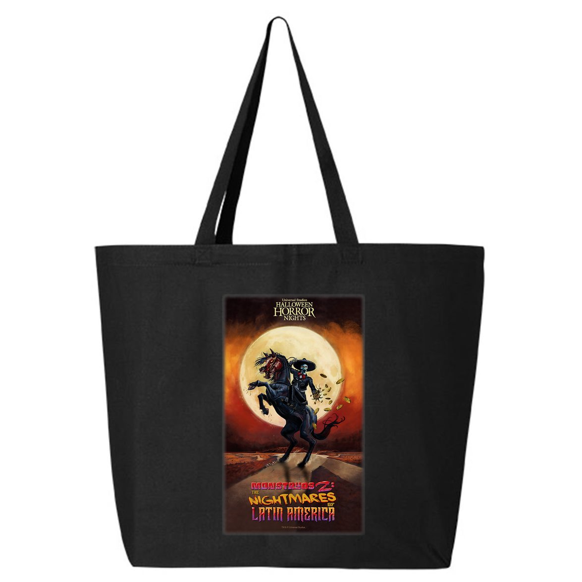 Hhn Monstruos 2: The Nightmares Of Latin America Halloween Horror Nights 25L Jumbo Tote