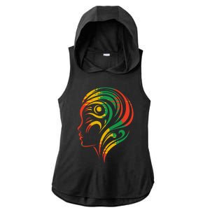 History Month 2024 Junenth 1865 Great Gift Ladies PosiCharge Tri-Blend Wicking Draft Hoodie Tank