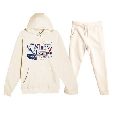 Hurricane Milton 2024 Florida Survivor Premium Hooded Sweatsuit Set