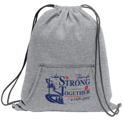 Hurricane Milton 2024 Florida Survivor Sweatshirt Cinch Pack Bag