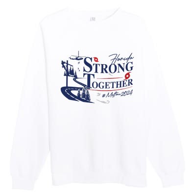 Hurricane Milton 2024 Florida Survivor Premium Crewneck Sweatshirt