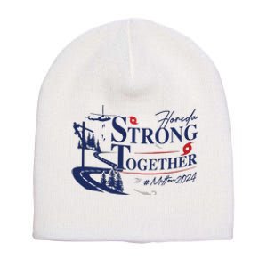 Hurricane Milton 2024 Florida Survivor Short Acrylic Beanie