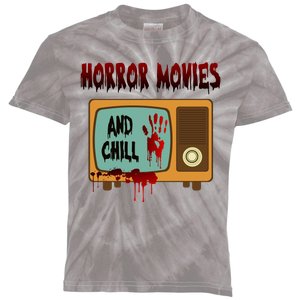 Horror Movies And Chill Scary Kids Tie-Dye T-Shirt