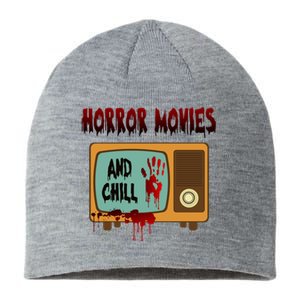 Horror Movies And Chill Scary Sustainable Beanie