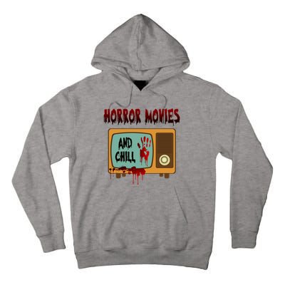 Horror Movies And Chill Scary Tall Hoodie