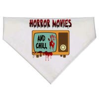 Horror Movies And Chill Scary USA-Made Doggie Bandana