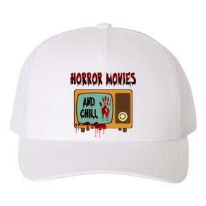 Horror Movies And Chill Scary Yupoong Adult 5-Panel Trucker Hat