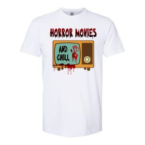 Horror Movies And Chill Scary Softstyle CVC T-Shirt