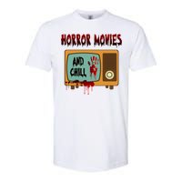 Horror Movies And Chill Scary Softstyle CVC T-Shirt