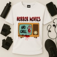 Horror Movies And Chill Scary Performance Shirt