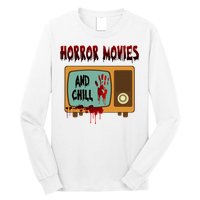 Horror Movies And Chill Scary Long Sleeve Shirt