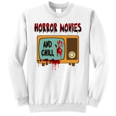 Horror Movies And Chill Scary Sweatshirt