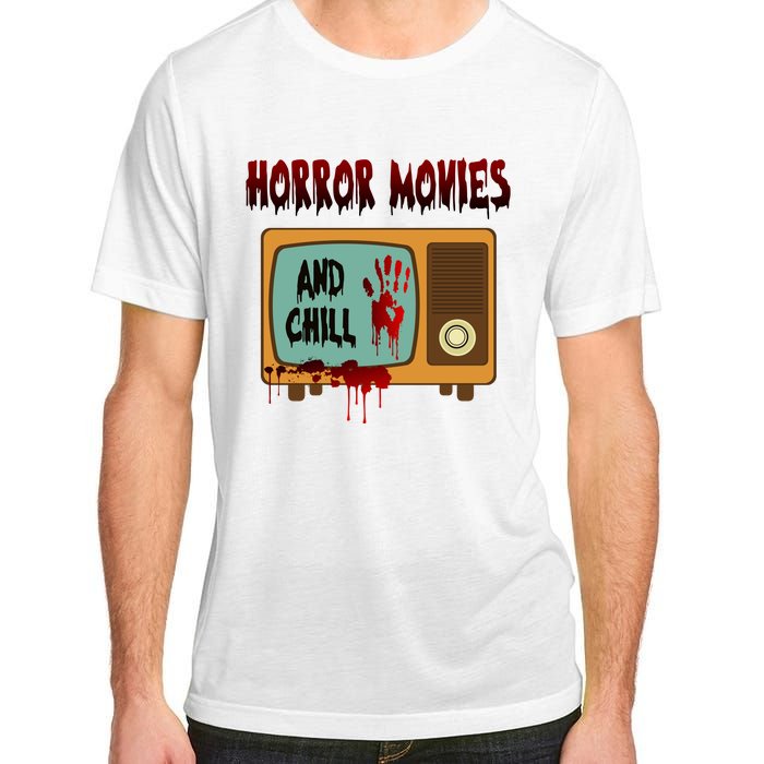 Horror Movies And Chill Scary Adult ChromaSoft Performance T-Shirt