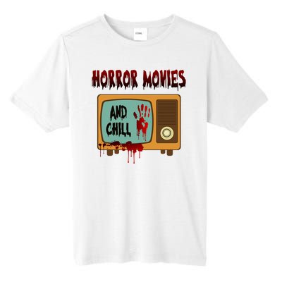 Horror Movies And Chill Scary Tall Fusion ChromaSoft Performance T-Shirt