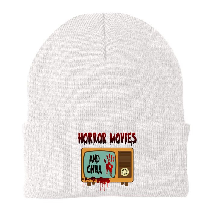 Horror Movies And Chill Scary Knit Cap Winter Beanie