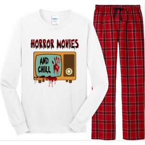 Horror Movies And Chill Scary Long Sleeve Pajama Set