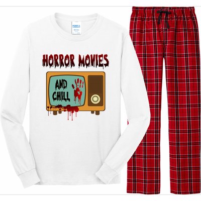 Horror Movies And Chill Scary Long Sleeve Pajama Set