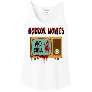 Horror Movies And Chill Scary Ladies Essential Tank