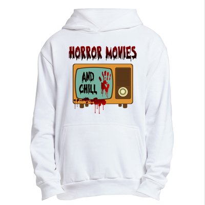 Horror Movies And Chill Scary Urban Pullover Hoodie