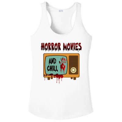 Horror Movies And Chill Scary Ladies PosiCharge Competitor Racerback Tank