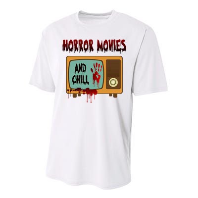 Horror Movies And Chill Scary Performance Sprint T-Shirt