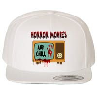 Horror Movies And Chill Scary Wool Snapback Cap