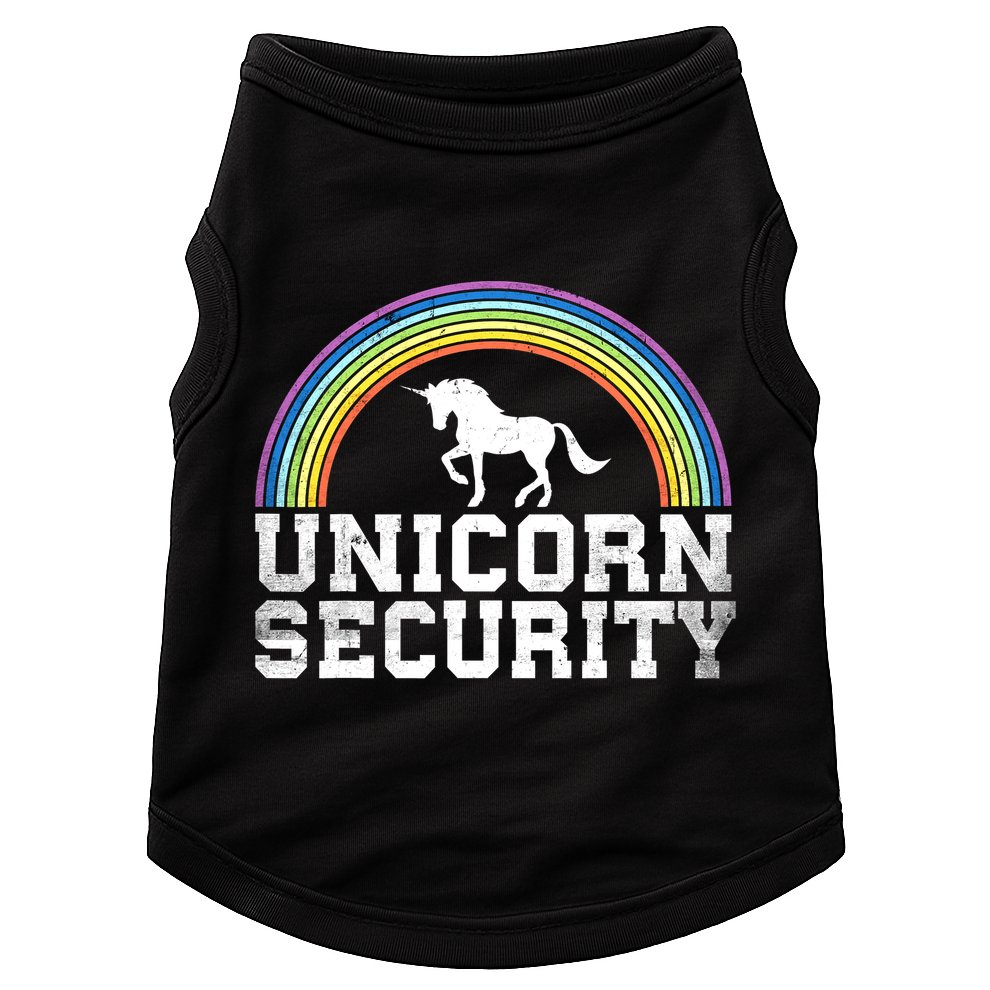 Halloween Mom Adult Costume Unicorn Security Doggie Tank