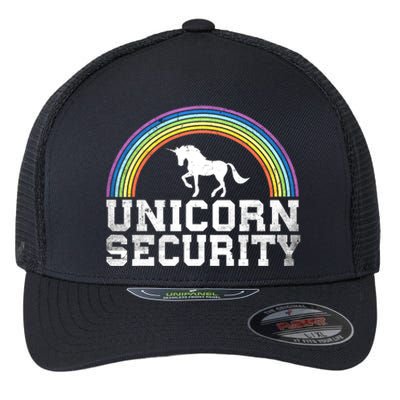 Halloween Mom Adult Costume Unicorn Security Flexfit Unipanel Trucker Cap