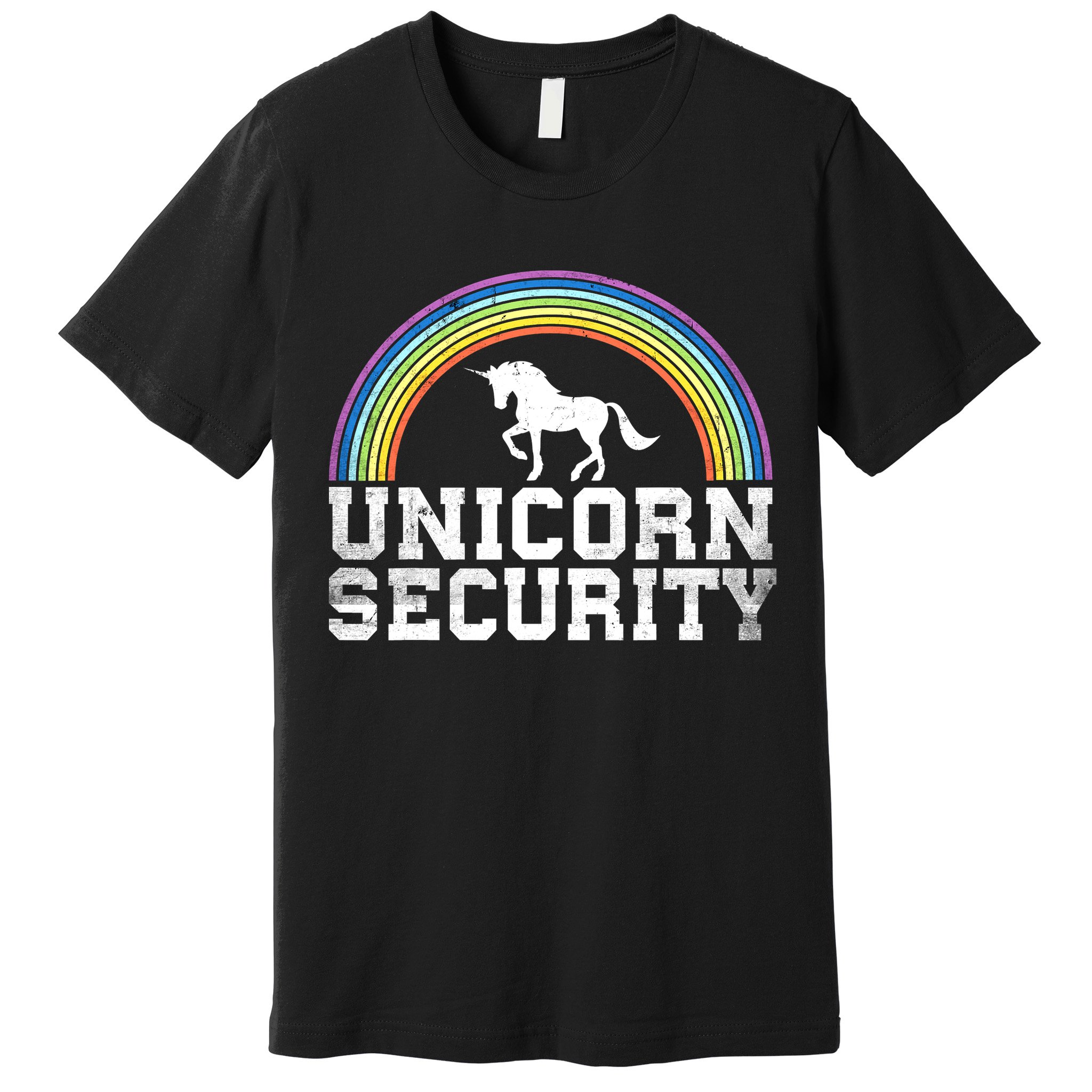 Halloween Mom Adult Costume Unicorn Security Premium T-Shirt