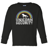 Halloween Mom Adult Costume Unicorn Security Toddler Long Sleeve Shirt