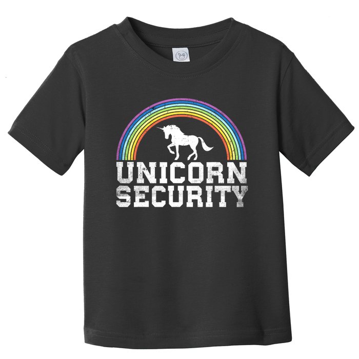 Halloween Mom Adult Costume Unicorn Security Toddler T-Shirt