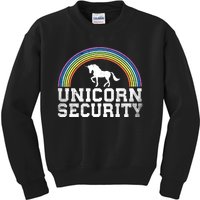 Halloween Mom Adult Costume Unicorn Security Kids Sweatshirt