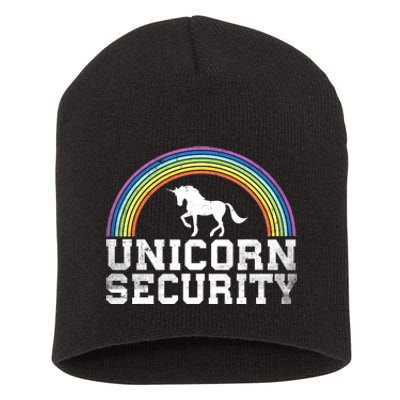 Halloween Mom Adult Costume Unicorn Security Short Acrylic Beanie