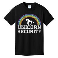 Halloween Mom Adult Costume Unicorn Security Kids T-Shirt