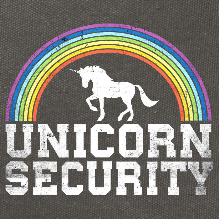 Halloween Mom Adult Costume Unicorn Security Cotton Canvas Backpack