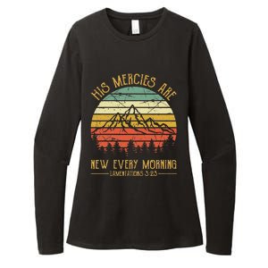 His Mercies Are New Every Morning Bible Verse Christian Womens CVC Long Sleeve Shirt