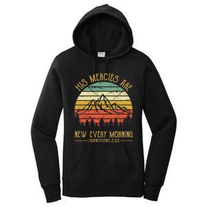 His Mercies Are New Every Morning Bible Verse Christian Women's Pullover Hoodie