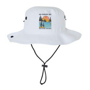 His Mercies Are New Every Morning Bible Verse Christian Legacy Cool Fit Booney Bucket Hat