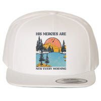 His Mercies Are New Every Morning Bible Verse Christian Wool Snapback Cap