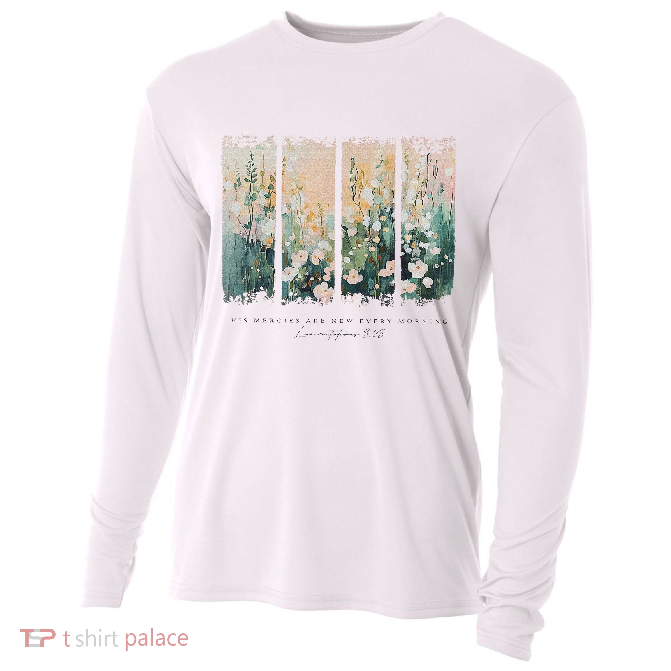 His Mercies Are New Every Morning Cooling Performance Long Sleeve Crew