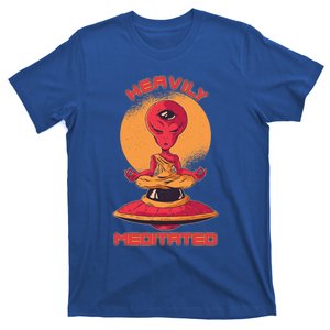 Heavily Meditated Alien Meditation Great Gift T-Shirt